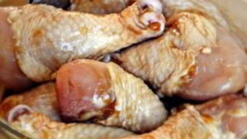 куриные голени в глазури из джема