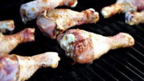 куриные голени в глазури из джема