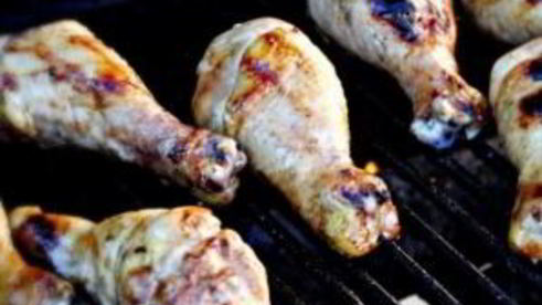 куриные голени в глазури из джема