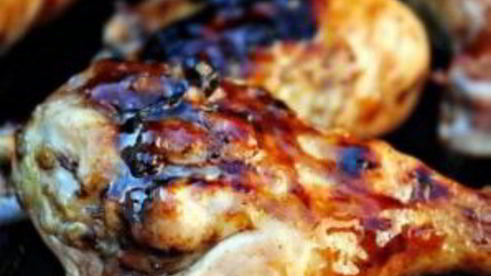 куриные голени в глазури из джема