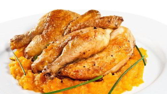 Рецепт Курица в соусе барбекю с абрикосовым джемом