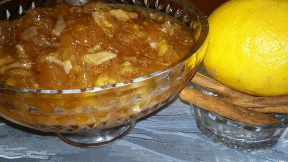 Рецепт Лимонный джем с имбирем