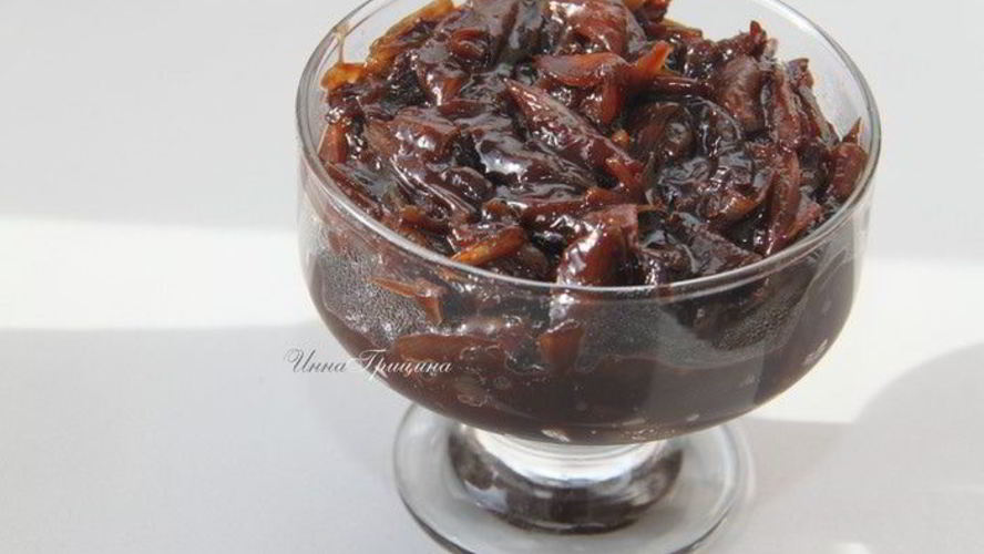 Рецепт луковый джем с шоколадом