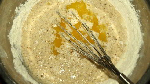 миндальные блинки с клубничным джемом