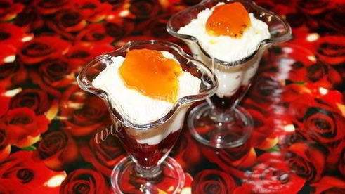 рисовый пудинг с джемом