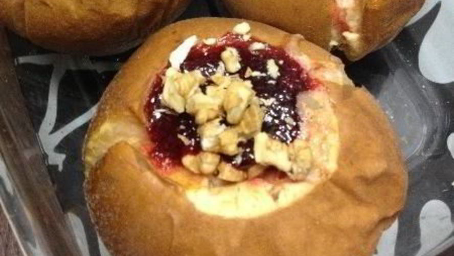 Рецепт запеченные яблоки с орехами и джемом