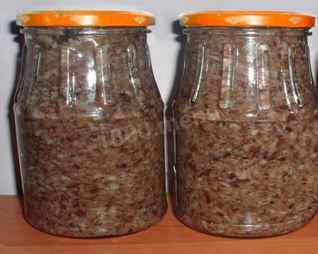 Икра из груздей на зиму