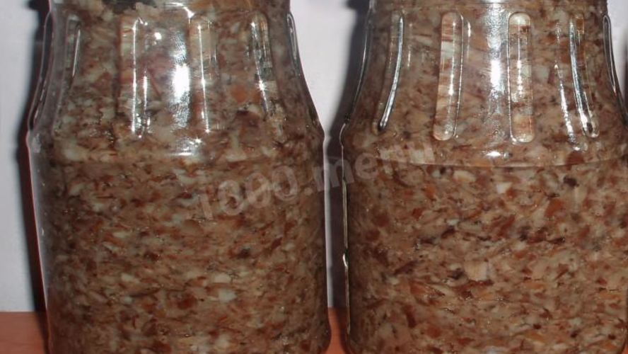 Рецепт икра из груздей на зиму