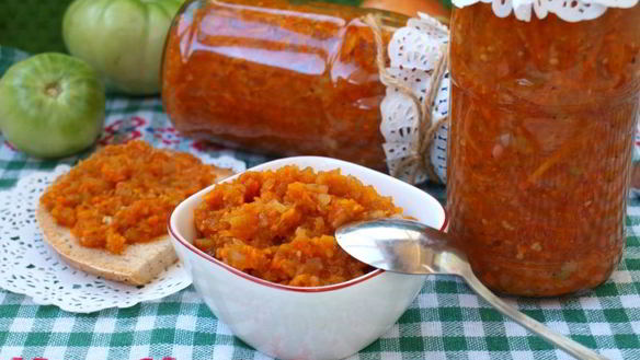 Рецепт Икра из зеленых помидоров на зиму