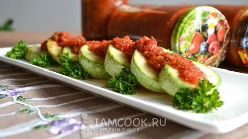 кабачки по-грузински на зиму