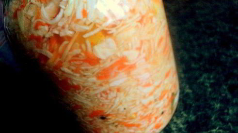 капуста квашенная с яблоками в банке