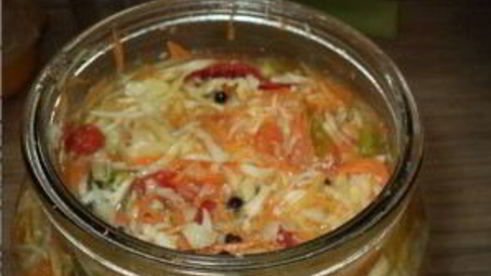 капуста с хреном на зиму