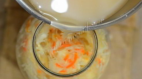 хрустящая капуста на зиму