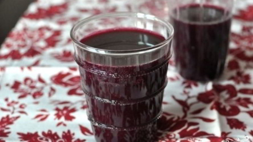 Рецепт черничный компот