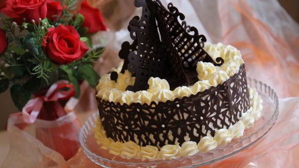 Рецепт Гречневый торт с брусничным компотом