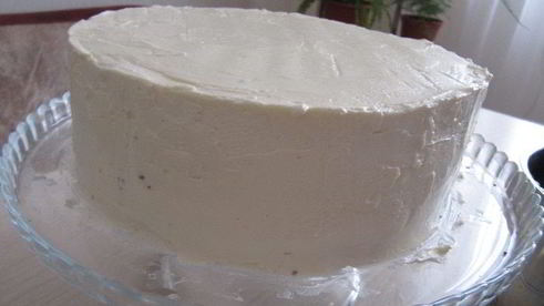 гречневый торт с брусничным компотом