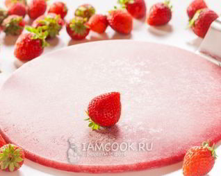 Клубничное компоте для торта