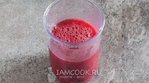клубничное компоте для торта
