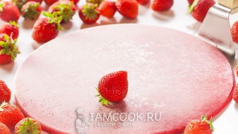 клубничное компоте для торта