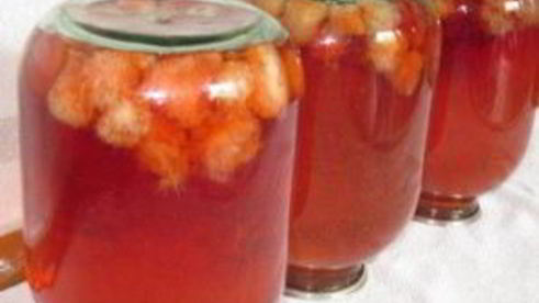 клубничный компот на зиму