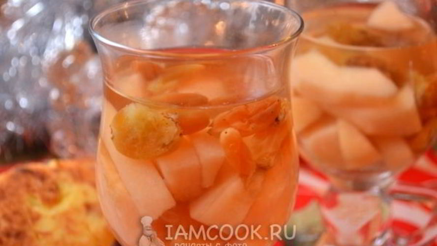 Рецепт компот из айвы