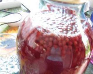 Компот из брусники на зиму