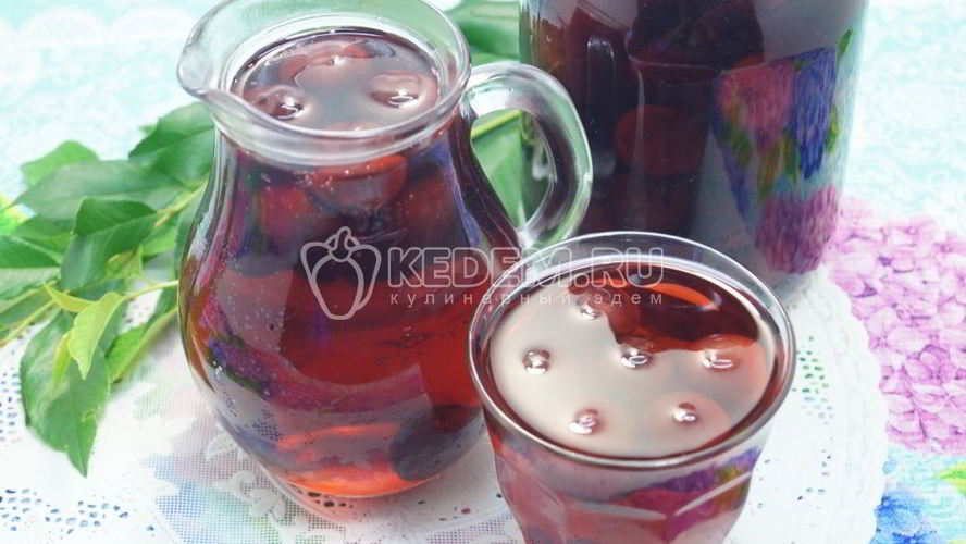 Рецепт компот из черешни