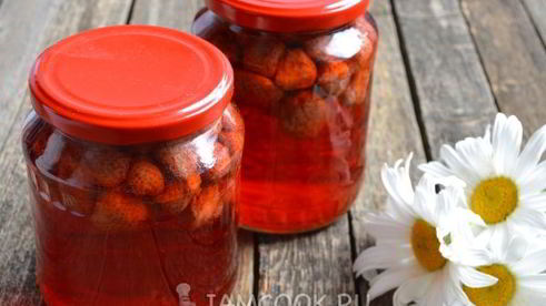 компот из клубники на зиму без стерилизации