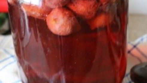 компот из клубники на зиму