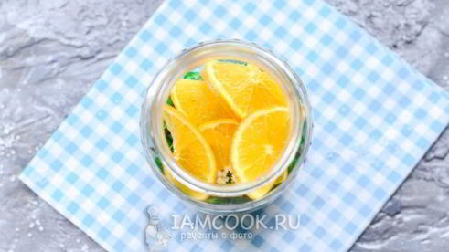 компот из крыжовника с апельсином