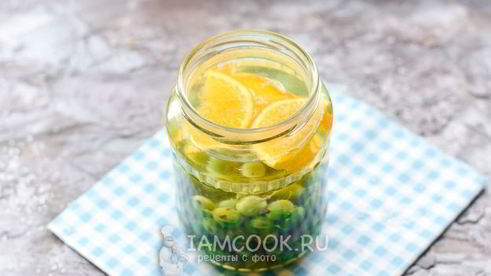 компот из крыжовника с апельсином