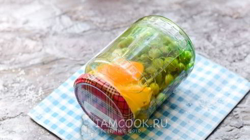 компот из крыжовника с апельсином