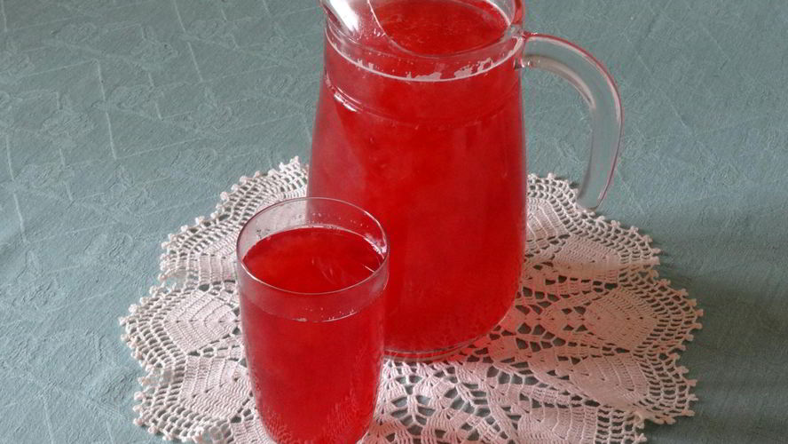 Рецепт компот из малины и яблок