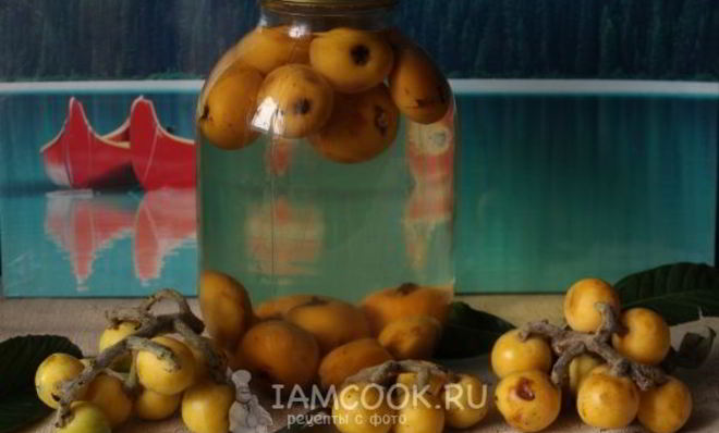 Компот из мушмулы на зиму