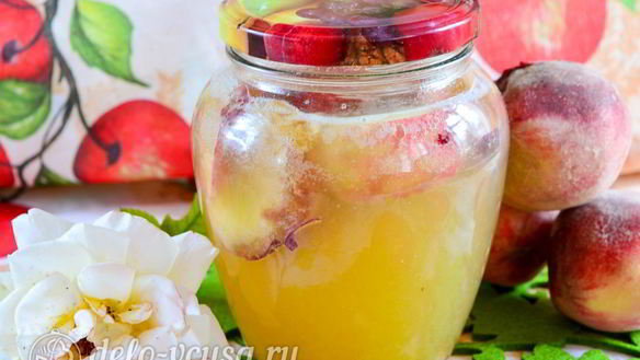 Рецепт Компот из персиков на зиму