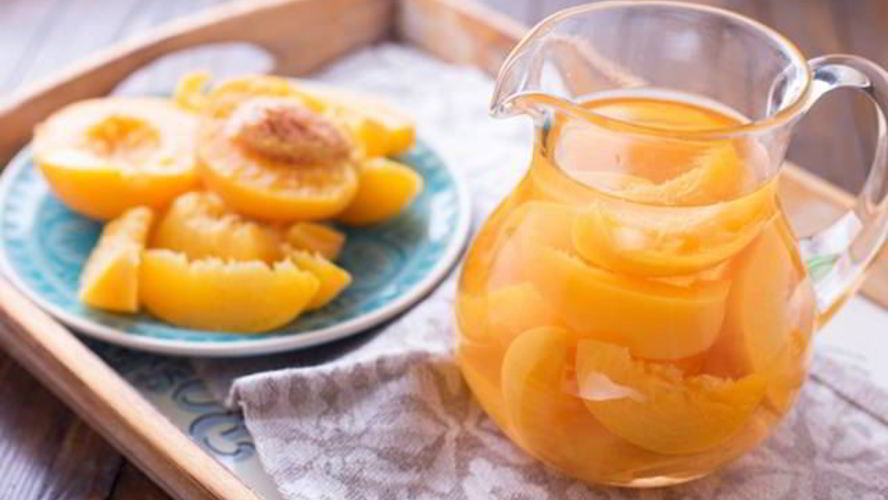 Рецепт компот из персиков