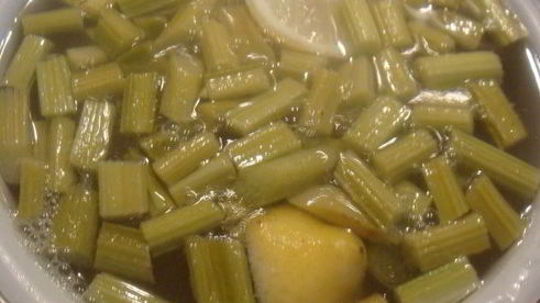 компот из ревеня