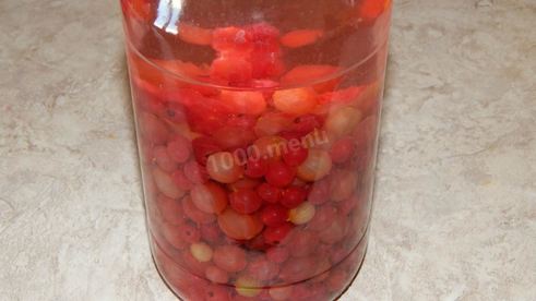 компот из смородины и крыжовника на зиму