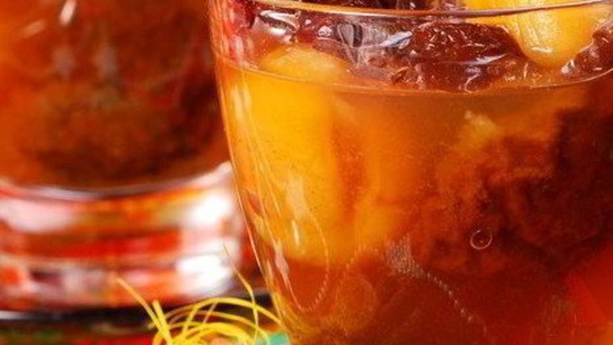 Рецепт компот из сухофруктов с цедрой