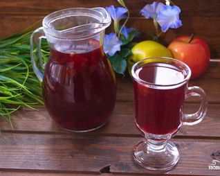 Компот из свежих фруктов