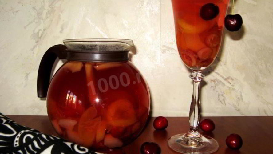 Рецепт компот из свежих ягод и фруктов
