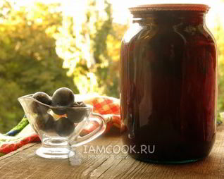Компот из терна на зиму