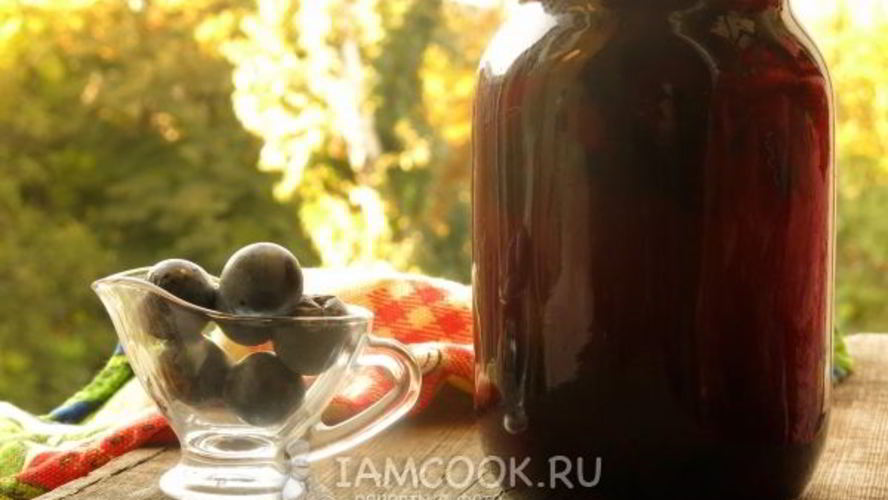 Рецепт компот из терна на зиму