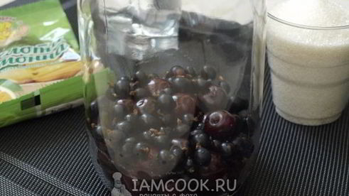 компот из вишни и смородины