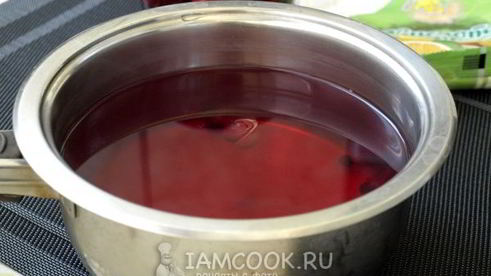 компот из вишни и смородины