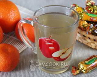 Компот из яблок и апельсинов