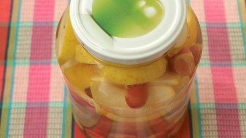 компот из яблок с виноградом на зиму