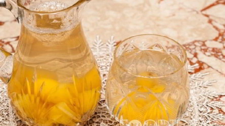 Рецепт компот из желтой черешни