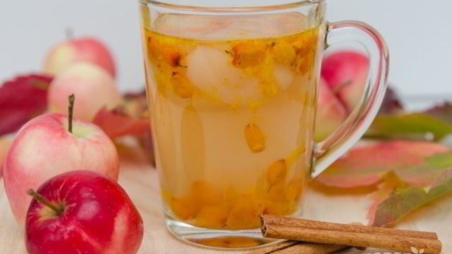 Рецепт компот с фейхоа и яблоками