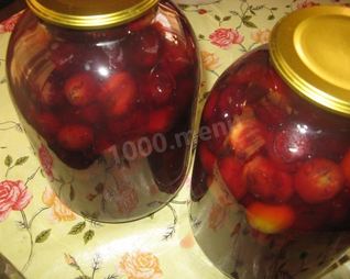 Сливовый компот из сливы с косточками